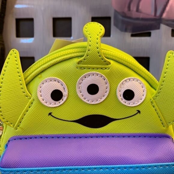 Toy Story Alien Backpack Wristlet by Loungefly NWT - Picture 3 of 8